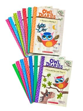 (14) Owl Diaries Book Lot By Rebecca Elliot Scholastic Branches Like New